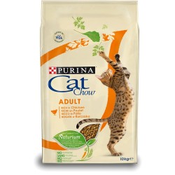 Cat Chow Adult au poulet en...