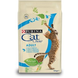 Cat Chow Adult au saumon en...