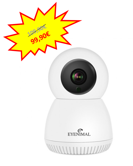 -10€ sur la Caméra de surveillance Eyenimal Pet Vision Live Full HD (Louhans) Dog A'chat