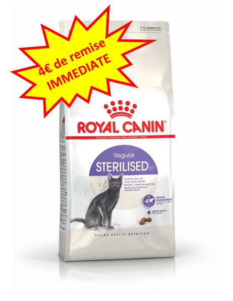 -4€ sur le Royal Canin Chat Stérilisé en 4kg Dog A'chat