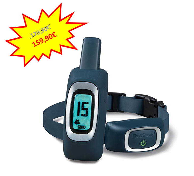 Le collier de dressage 300m de chez PETSAFE est à 159.90€ au lieu de 179.90€. Dog A'chat