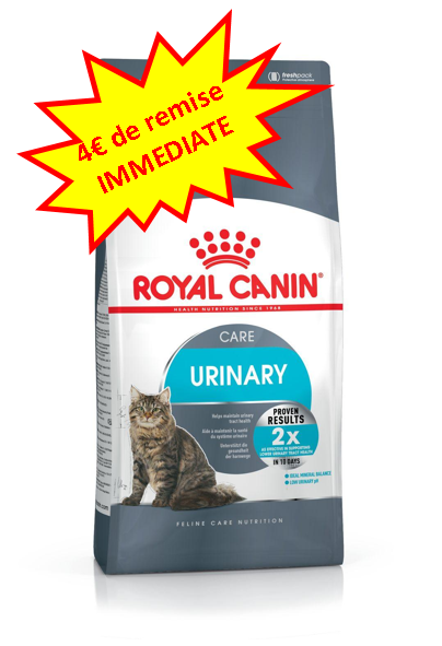 -4€ sur le Royal Canin Chat Urinary en 2kg